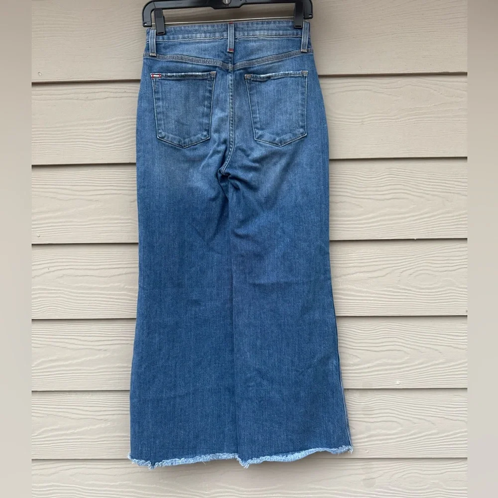 Alice + Olivia High Rise Cropped Wide Leg Jeans - Picture 7 of 13